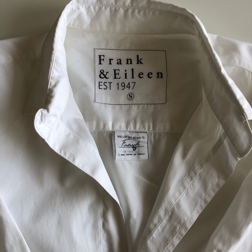 Frank and Eileen white button down